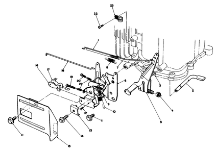 Governor Assembly (Model No. Vmf5 & Vmg6) Diagram and Parts List for 20624 7000001 - 7999999 Toro Lawn Mower