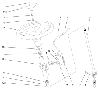 Part Location Diagram of 94-2450-03 Toro DISCONTINUED