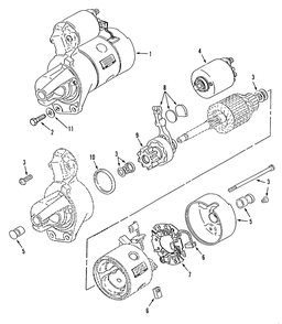 Section 4-Starter Diagram and Parts List for Z1-24OE01  Toro Lawn Tractor