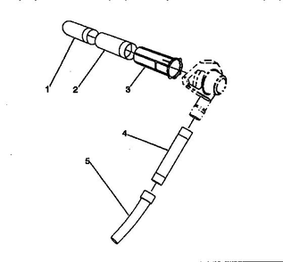 Tube Assembly Diagram and Parts List for 51547 39015000 & UP Toro Leaf Blower / Vacuum