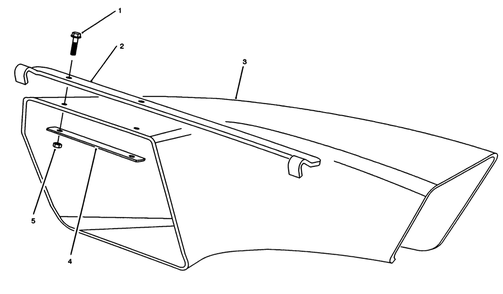 Side Discharge Chute Model No. 59112 (Optional) Diagram and Parts List for 26625B 2000001 - 2999999 Toro Lawn Mower