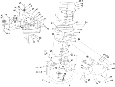 Part Location Diagram of 1-353054 Toro LATCH-CATCHER, GRASS