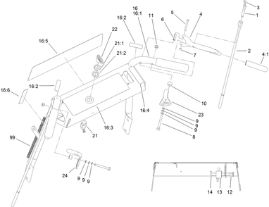 Part Location Diagram of 1-803001 Toro Nut-push