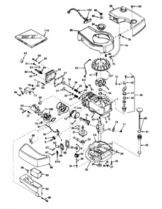 Engine Tecumseh Model No. Tnt 120-12007a (Model No. 20644 And 20657) Diagram and Parts List for 20644 7000001 - 7999999 Toro Lawn Mower