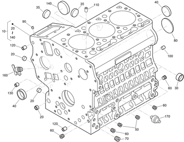 Crankcase Assembly Diagram and Parts List for 74267 403247200-999999999 Toro Lawn Mower