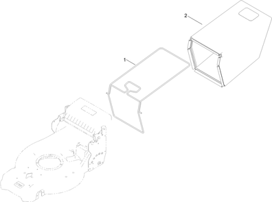 Part Location Diagram of 145-5804 Toro ASM-BAG, GRASS