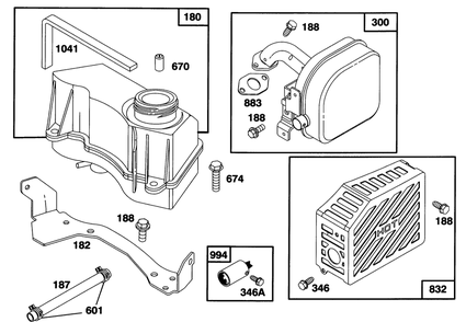 Engine Gts 150 Diagram and Parts List for 26630B 3900001 - 3999999 Toro Lawn Mower