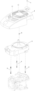 Blower Housing Assembly Diagram and Parts List for 22289 404800000-409999999 Toro Lawn Mower