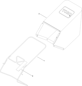 Part Location Diagram of 145-5512-03 Toro Frame-Bag