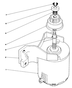 Starter Assembly Diagram and Parts List for 20718C 5000001 - 5999999 Toro Lawn Mower