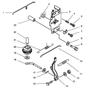 Control Equipment Diagram and Parts List for 30165 5900001 - 5999999 Toro Lawn Tractor Accessories