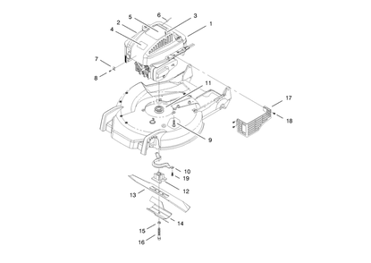 Engine Assembly Diagram and Parts List for 20479 7900001 - 7999999 Toro Lawn Mower