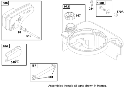 Engine Briggs & Stratton Model 12f802-1750-E1 Diagram and Parts List for 20450 8900001 - 8999999 Toro Lawn Mower