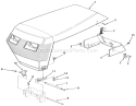 Sheet Metal And Covers Diagram and Parts List for A1-114202 1983 Toro Lawn Tractor