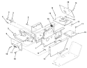 Part Location Diagram of 110092B Toro Shift Cover Plate GT-1800 Only