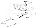 Throttle Choke And Fuel System Diagram and Parts List for A1-114202 1983 Toro Lawn Tractor
