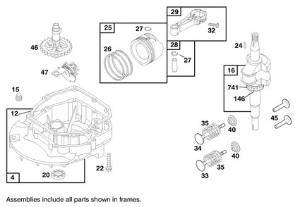 Engine Briggs & Stratton Model 12f802-1767-E1 Diagram and Parts List for 20914 9900001 - 9999999 Toro Lawn Mower