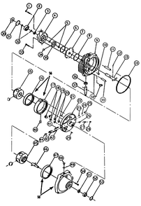 Transmission Eaton Diagram and Parts List for 41-20OE03 2000001 - 2999999 Toro Lawn Tractor