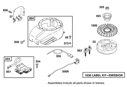 Engine Gts-200 Diagram and Parts List for 22157 9900001 - 9999999 Toro Lawn Mower