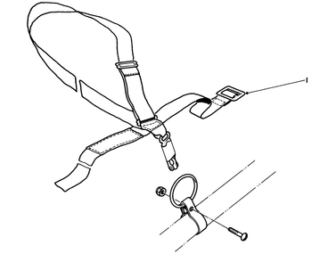 Deluxe Harness No. 46-2960 (Optional) Diagram and Parts List for 51613 3000001 - 3999999 Toro Trimmer