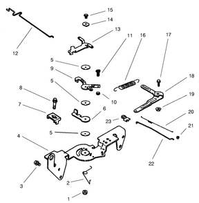 Group 9-Engine Controls Diagram and Parts List for 73561 9900001 - 9999999 Toro Lawn Tractor