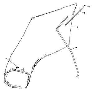 Giant Bagging Kit No. 29-9750 (Optional) Diagram and Parts List for 16785 1000001 - 1999999 Toro Lawn Mower