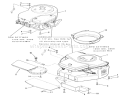 Engine Diagram and Parts List for A2-083202 1983 Toro Lawn Tractor