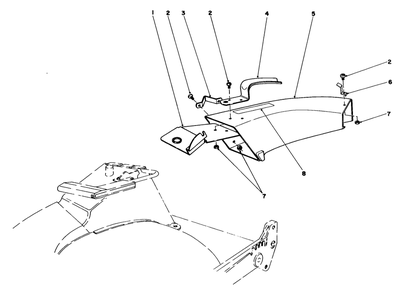 Side Discharge Chute Model No. 59108 (Optional) Diagram and Parts List for 20680 4000001 - 4999999 Toro Lawn Mower
