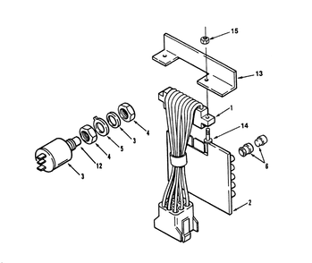 Electrical System Diagram and Parts List for R1-16O804 2000001 - 2999999 Toro Lawn Tractor