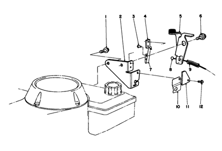 Brake Assembly Diagram and Parts List for 16585 1000001 - 1999999 Toro Lawn Mower