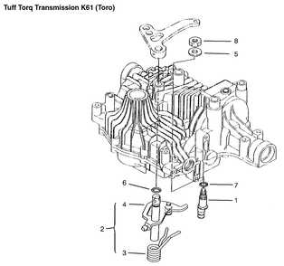 N-Centering Diagram and Parts List for 72115 9900001 - 9999999 Toro Lawn Tractor