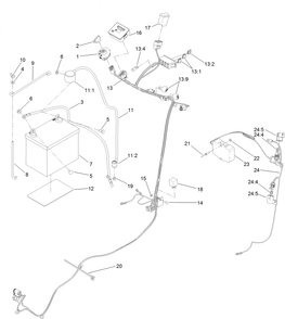 Electrical Harness Assembly Diagram and Parts List for 68138HD 404320000 - 405399999 Toro Lawn Tractor Accessories