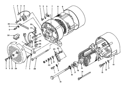Generator Assembly Diagram and Parts List for 62032 8000001 - 8999999 Toro Generator