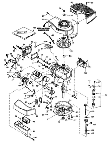 Engine Tecumseh Model No. Tnt 100-10086e Diagram and Parts List for 16299 5000001 - 5999999 Toro Lawn Mower