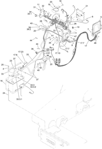 Electrical System Assembly Diagram and Parts List for 22370 410400000 - 410499999 Toro Lawn Tractor Accessories