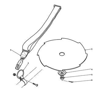 Metal Blade Kit 51-0170 (Optional) Diagram and Parts List for 51607 4000001 - 4999999 Toro Trimmer