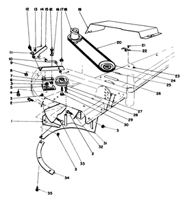 Grass Collection System Model No. 30576 (Optional)(Continued) Diagram and Parts List for 30718 0000001 - 0999999 Toro Lawn Tractor