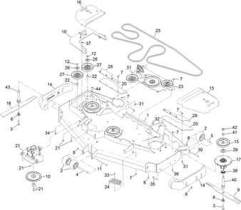 Part Location Diagram of 125-9374-01 Toro Cover-Reverse Drive