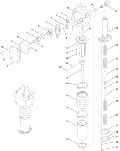 Part Location Diagram of ST39383 Toro Spring-Compression, Outer