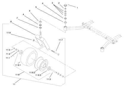 Part Location Diagram of E633971 Toro DISCONTINUED
