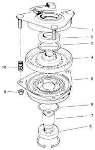 Clutch Asm No. 54-3200 Diagram and Parts List for 30167 990001 - 999999 Toro Lawn Tractor Accessories