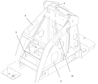 Part Location Diagram of 100-4696 Toro DISCONTINUED