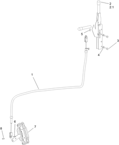 Part Location Diagram of 132-0707 Toro Pin-Cotter