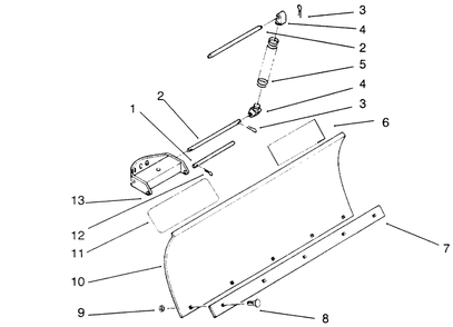 Part Location Diagram of 92-1745 Toro Decal-Danger