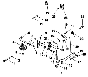 Governor-Engine Kohler Model No. Mv16s-Type 56519 Diagram and Parts List for 30180 200001 - 299999 Toro Lawn Tractor Accessories