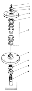 Drive Spindle No. 27-0870 Diagram and Parts List for 30152 800001 - 899999 Toro Lawn Mower