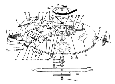 Part Location Diagram of 88-9780 Toro DISCONTINUED
