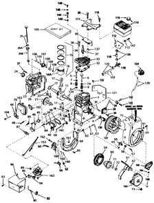 Engine Tecumseh Model Hs50-67259f Diagram and Parts List for 38056 5000001 - 5999999 Toro Snow Blower