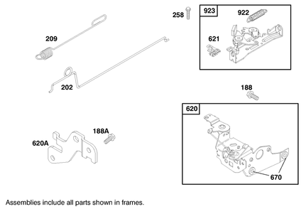 Engine Briggs & Stratton Model 12f802-1767-E1 Diagram and Parts List for 20808 9900001 - 9999999 Toro Lawn Mower