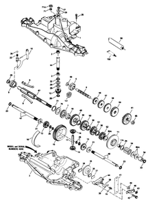 Peerless Transaxle Model No. 915-020 Diagram and Parts List for 71200 3900001 - 3999999 Toro Lawn Tractor